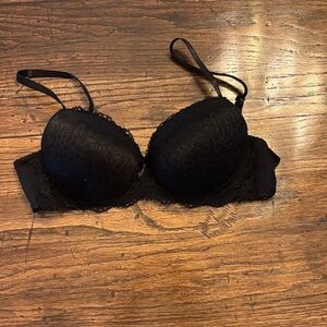 Elegant Black Lace Bra